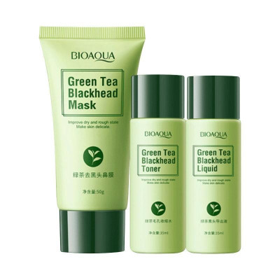 Набор черных точек на основе экстракта зеленого чая BIOAQUA green tea blackhead