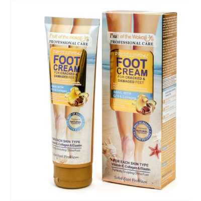 Крем для ног Fruit of the Wokali Foot Cream, коллаген