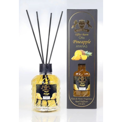 Аромадиффузор для дома Ананас Golden Silva Reed Diffuser, 150 ml