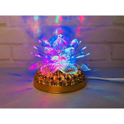 Яркая диско-лампа Led full color rotating lamp светодиодная G 0073. Лучшая цена!