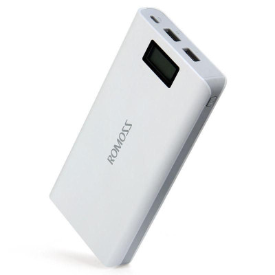 Power Bank Romoss LCD 50000mAh Sense 6 PLUS 2USB, повербанк з екраном, потужний портативний акумулятор