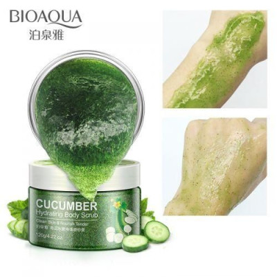 Скраб для тіла з екстрактом огірка BIOAQUA Body Scrub Cucumber (120г)