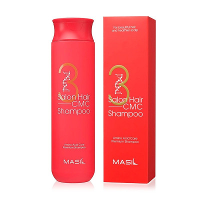 Восстанавливающий профессиональный шампунь с аминокислотами Masil 3 Salon Hair CMC Shampoo 300 мл