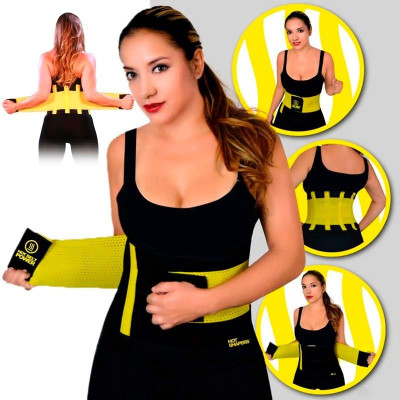 Пояс для похудения Hot Shapers Power Belt на липучке БОЛЬШОЙ