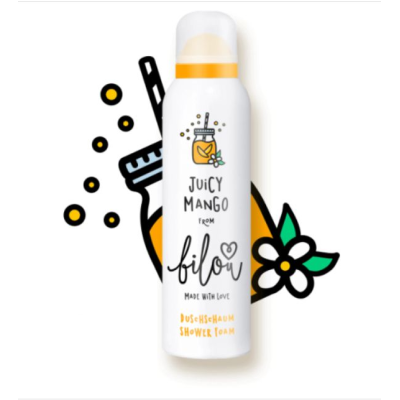 Пинка для душу Bilou Juicy Mango 200 мл, соковите манго,оригінал