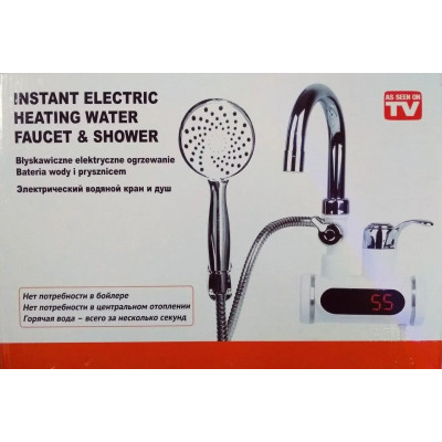 Водонагреватель с душем боковое подключение Instant electric heating Faucet FT-002