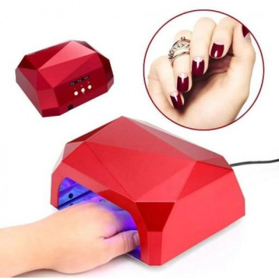 Гібридна ультрафіолетова CCFL+LED УФ лампа 36W Quick CCFL LED Nail Lamp UKC висувне дно